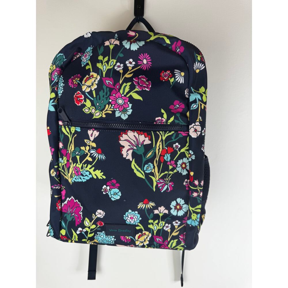 Vera Bradley Floral Large Travel Laptop Backpack